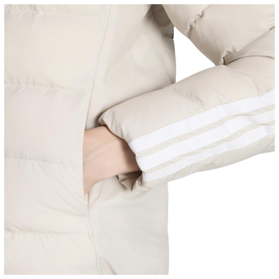 Adidas Γυναικείο μπουφάν Essentials Climawarm 3-Stripes Synthetic Down Hooded Jacket